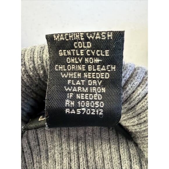 Lane Bryant 22 24 Sweater Gray Pullover Turtleneck 2x classic plus ribbed light - Picture 9 of 10